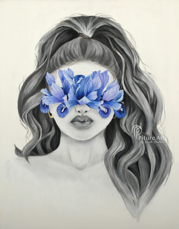 Floral Mask Girl - Image 3