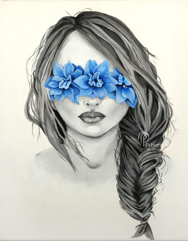 Floral Mask Girl - Image 2