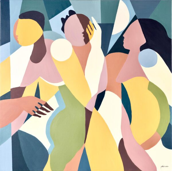 Abstract Colorful Human